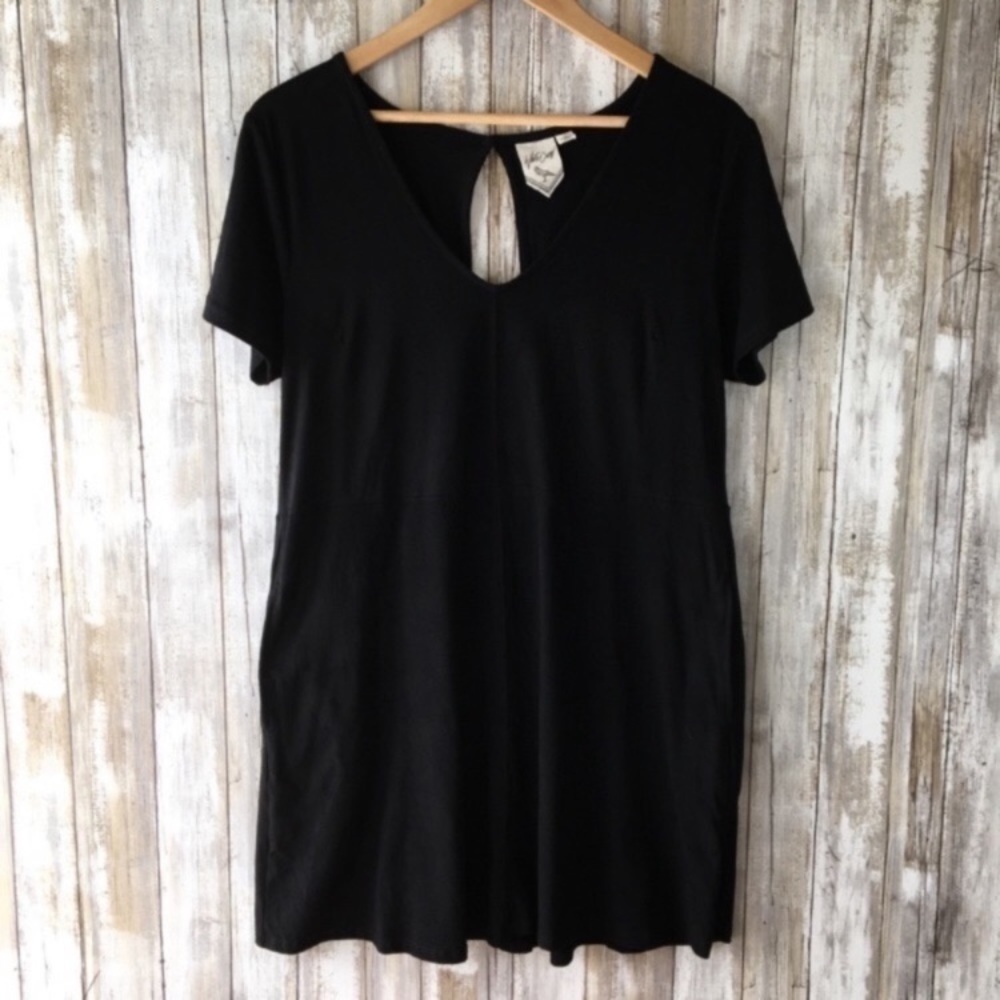 White Crow Black Dress